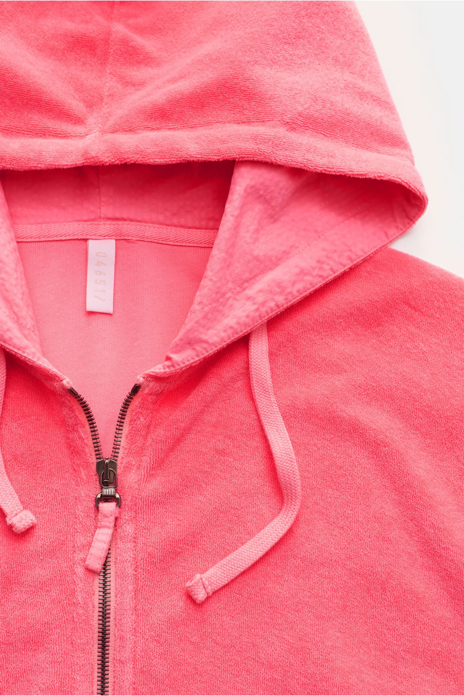 04651/ A TRIP IN A BAG Sweat jacket 'Terry Zip' coral