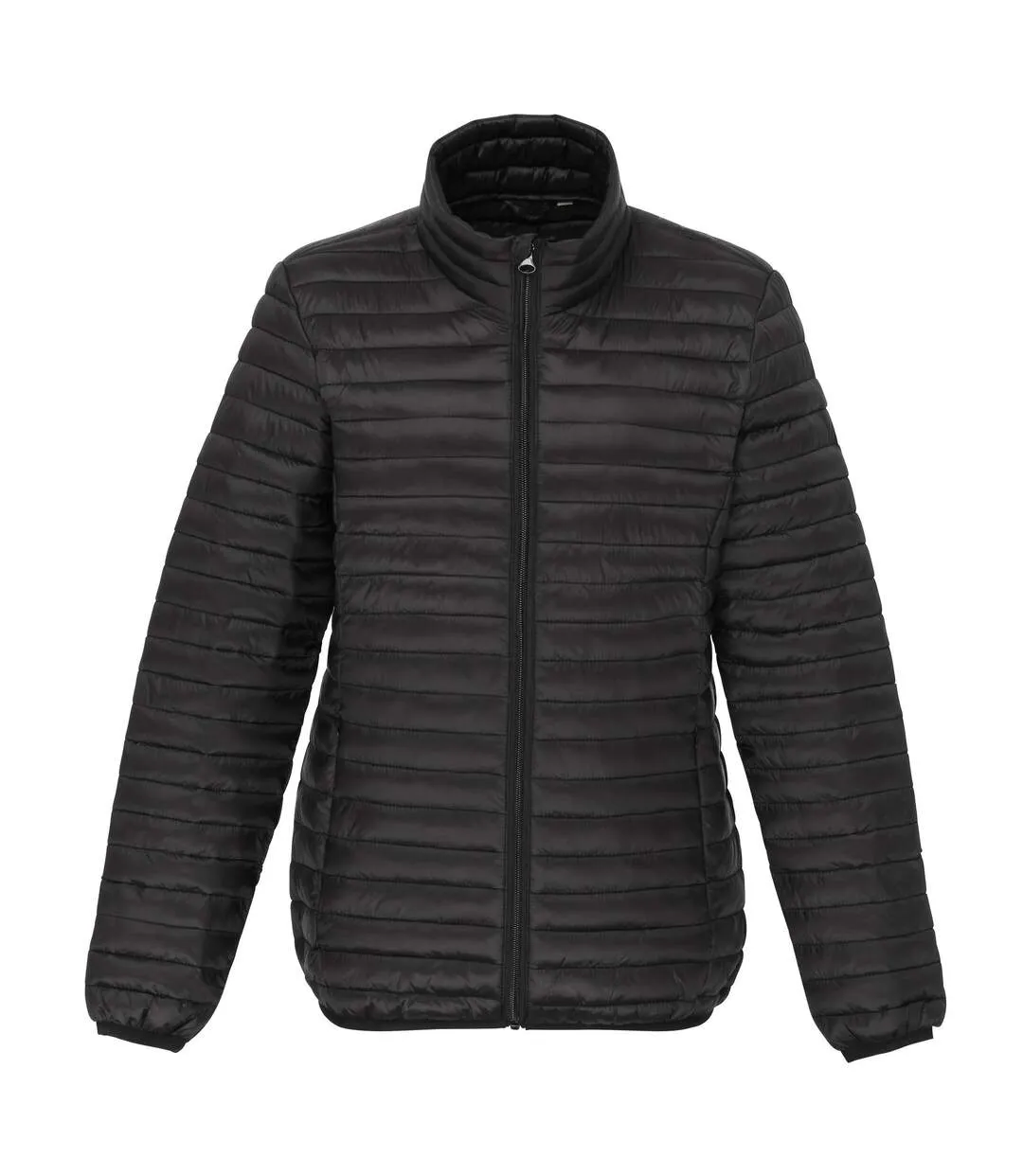 2786 Womens/Ladies Tribe Hooded Fineline Padded Jacket (Black) - UTRW3847