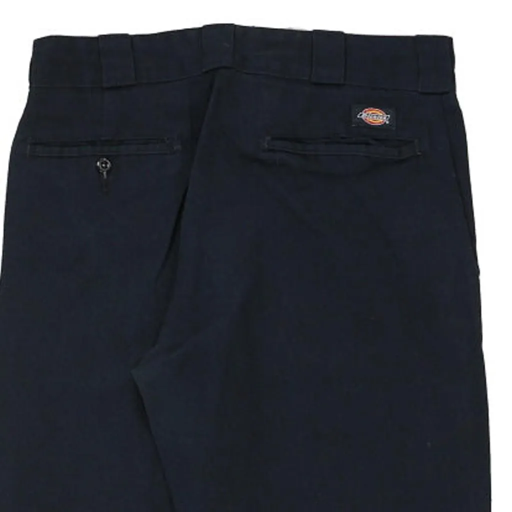 874 Dickies Trousers - 32W 30L Navy Cotton Blend