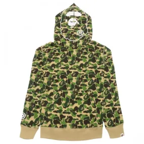 A Bathing Ape Men ABC Camo 2nd Ape Wide Pullover Hoodie (green)