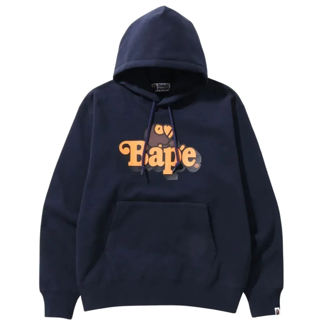 A Bathing Ape Men Milo On Bape Relaxed Fit Pullover Hoodie (navy)