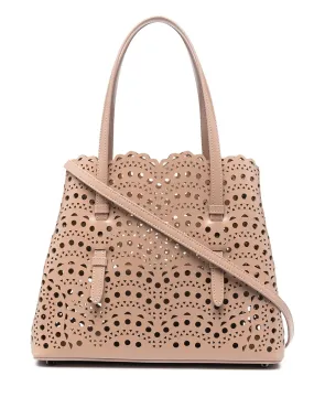 Alaia    Alaia Mina 25 Small Leather Handbag