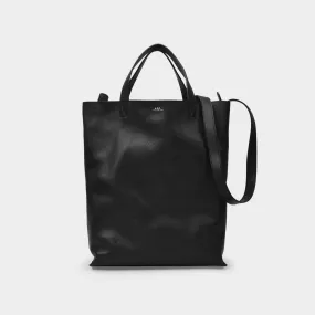 A.P.C.  Maiko Medium Bag in Black Leather