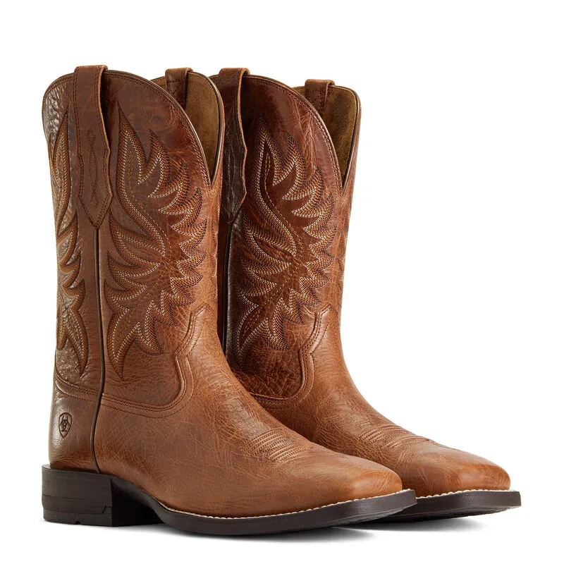 Ariat Men's Brander Cowboy Boot, Dark Tan