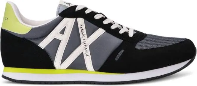 Armani Exchange AX panelled sneakers Yellow