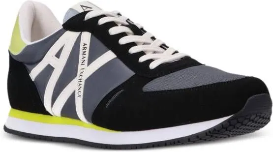 Armani Exchange AX panelled sneakers Yellow