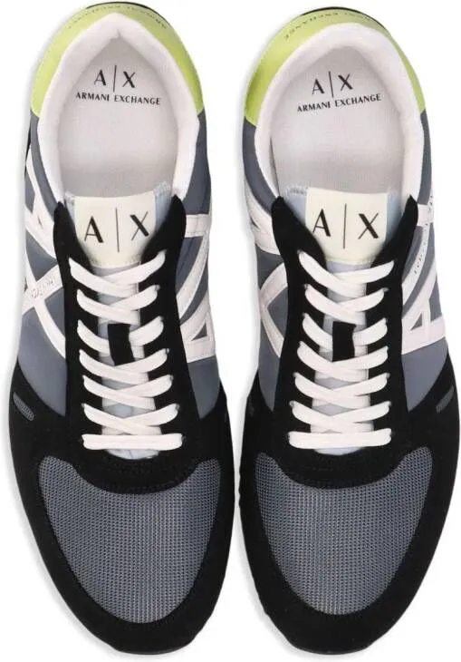 Armani Exchange AX panelled sneakers Yellow