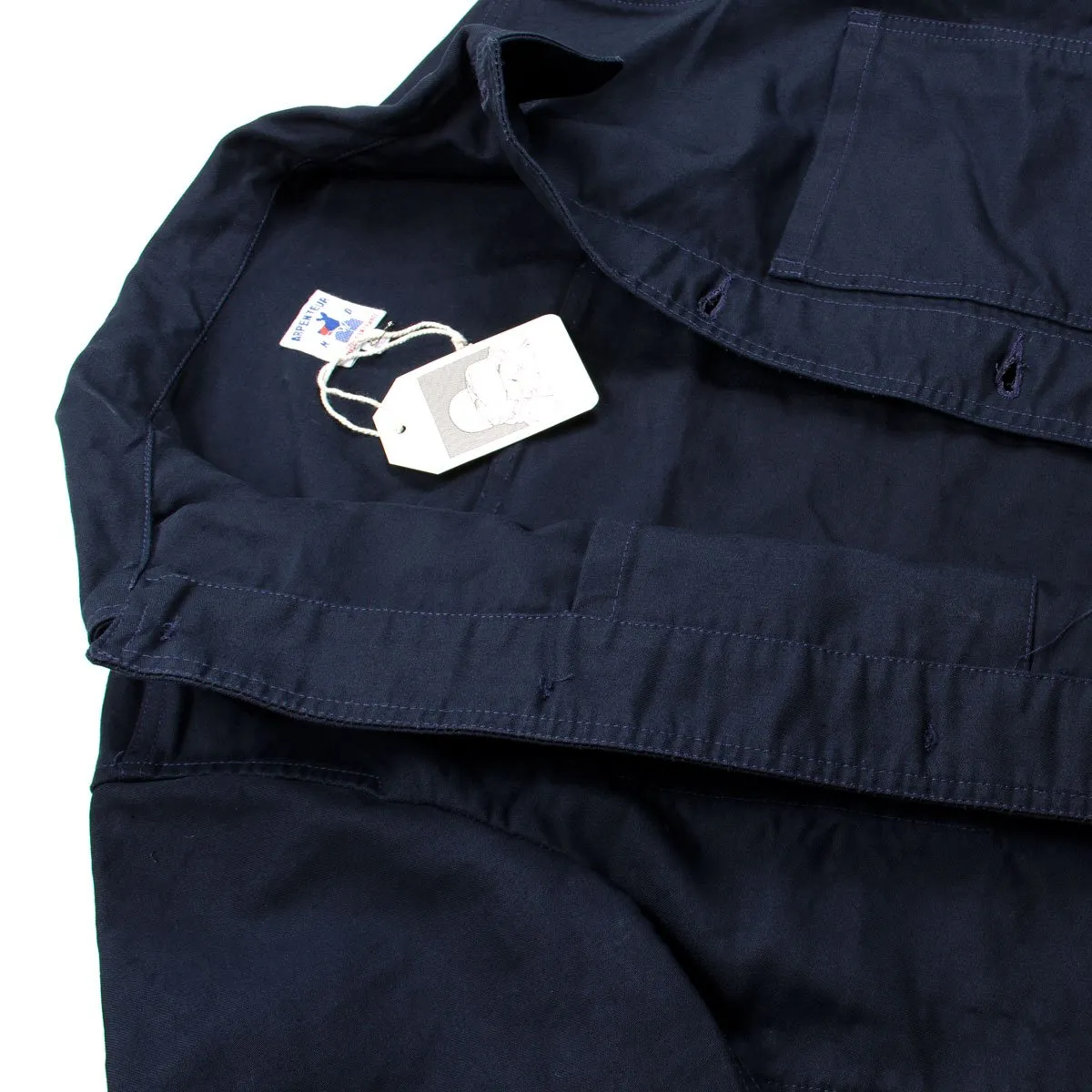 Arpenteur - Auto Moleskine Cropped Work Jacket - Navy