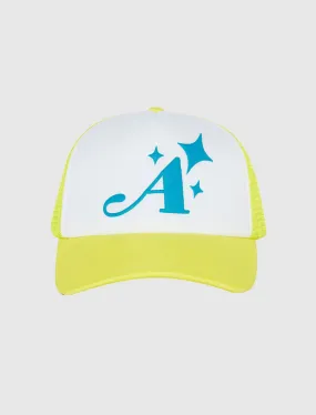 AWAKE NY A TRUCKER HAT   YELLOW