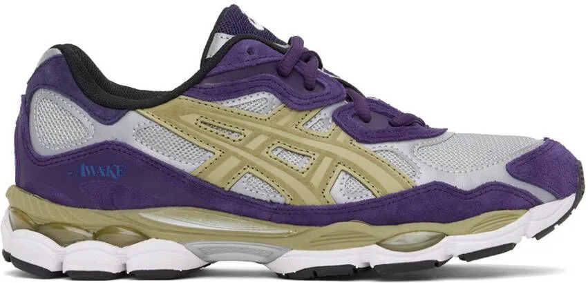 Awake NY Purple & Taupe Asics Edition Gel-NYC Sneakers