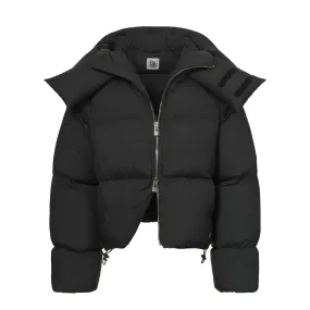  Bacon M Storm Rod Hooded Jacket in Black