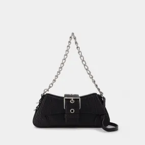 Balenciaga  Lindsay Bag in Black Croco Embossed leather