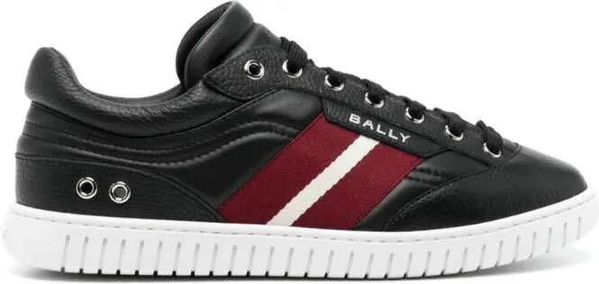 Bally panelled leather sneakers Black