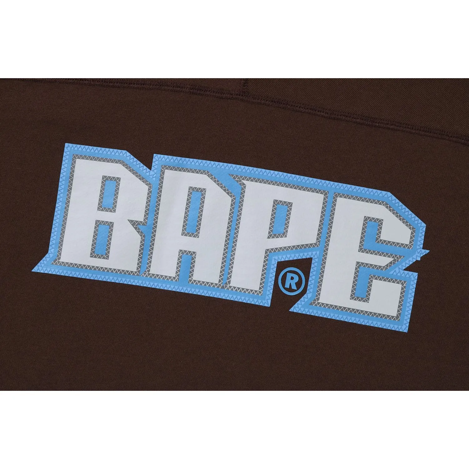 BAPE FOOTBALL LOOSE FIT PULLOVER HOODIE MENS