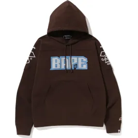 BAPE FOOTBALL LOOSE FIT PULLOVER HOODIE MENS