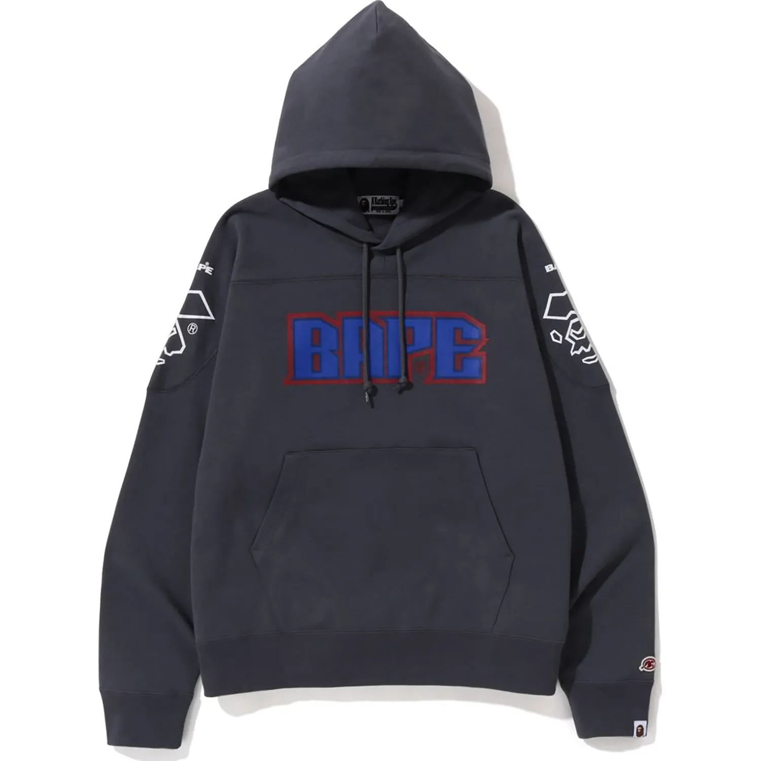 BAPE FOOTBALL LOOSE FIT PULLOVER HOODIE MENS