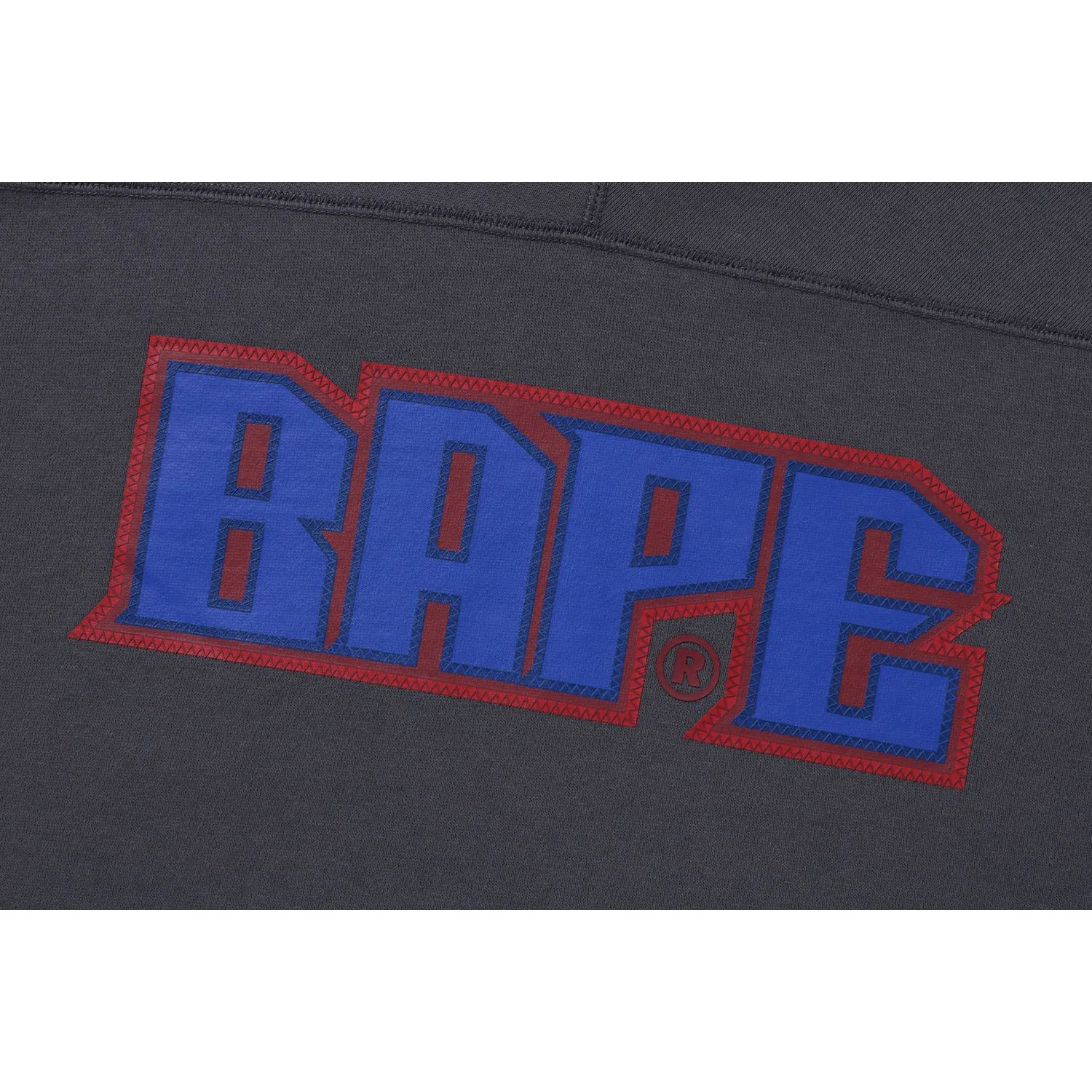 BAPE FOOTBALL LOOSE FIT PULLOVER HOODIE MENS