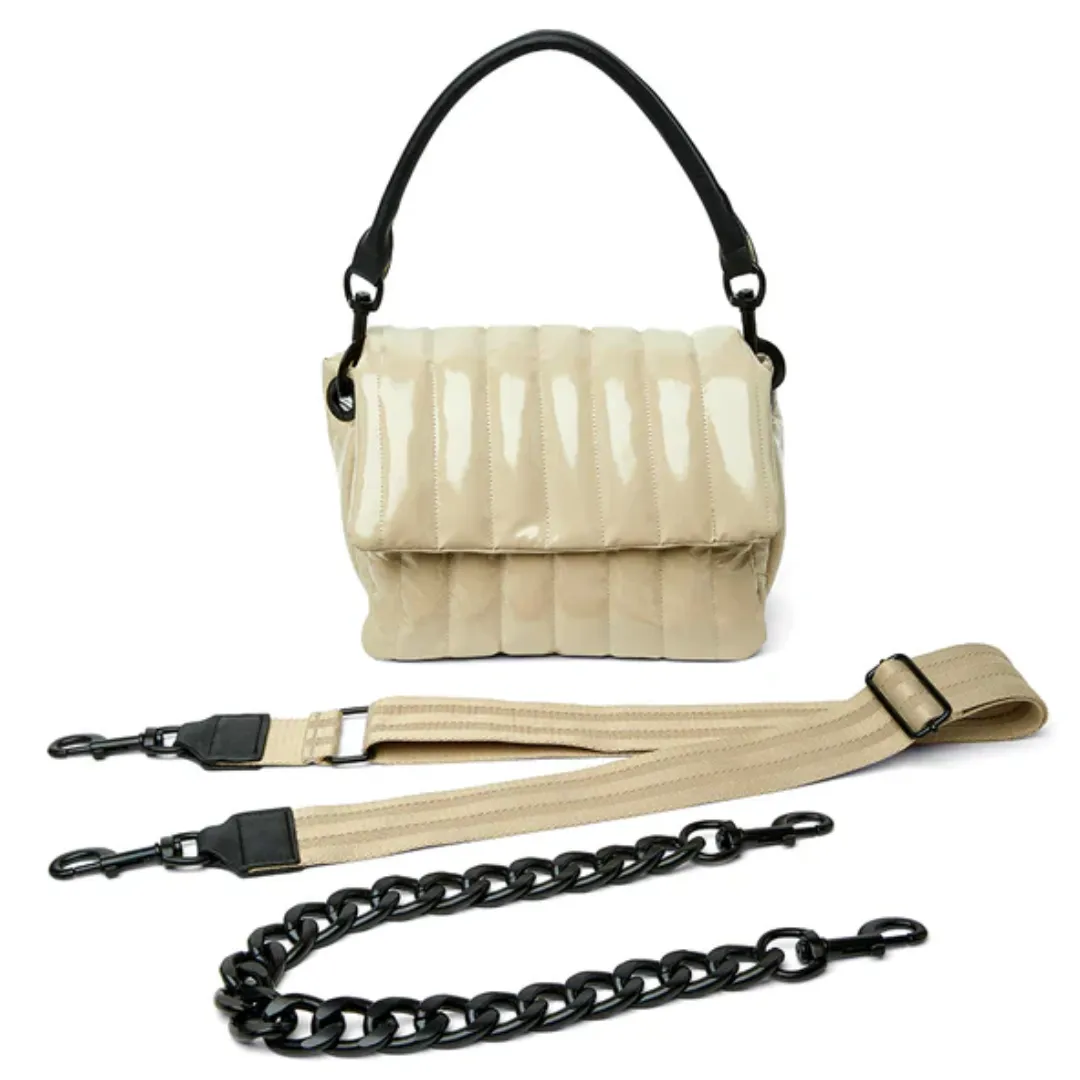 BAR BAG BLONDE PATENT