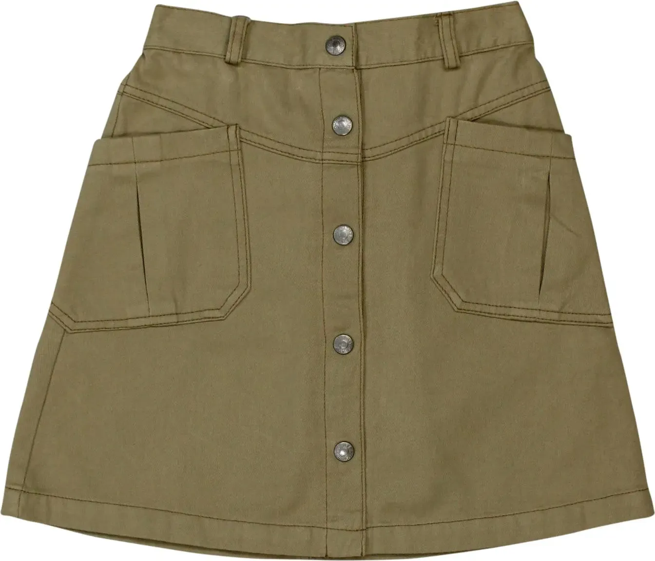 Beige Denim Skirt | ThriftTale