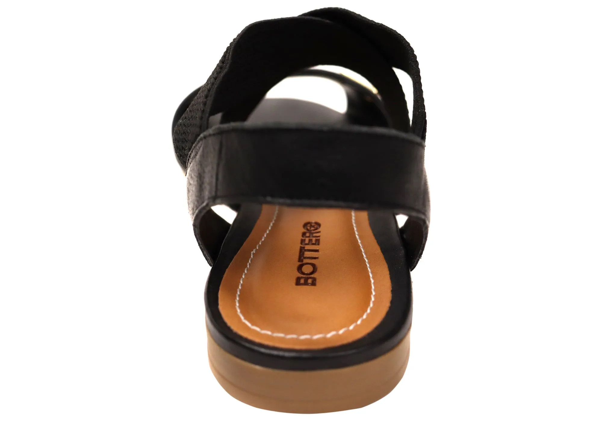 Bottero Eliana Womens Comfortable Leather Sandals Made In Brazil