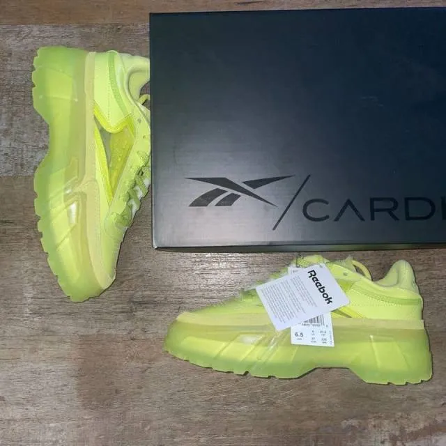 Cardi B x Club C Reebok "Vis Green" Size 6.5W