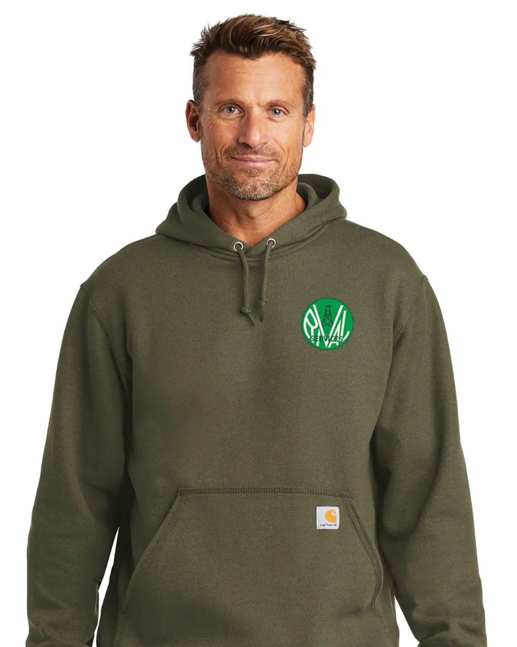 Carhartt | Men's Midweight Pullover Hoodie with Rival Logo