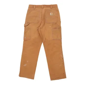 Carhartt Carpenter Trousers - 32W 30L Brown Cotton