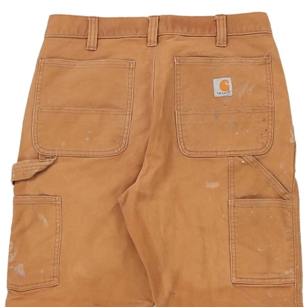 Carhartt Carpenter Trousers - 32W 30L Brown Cotton