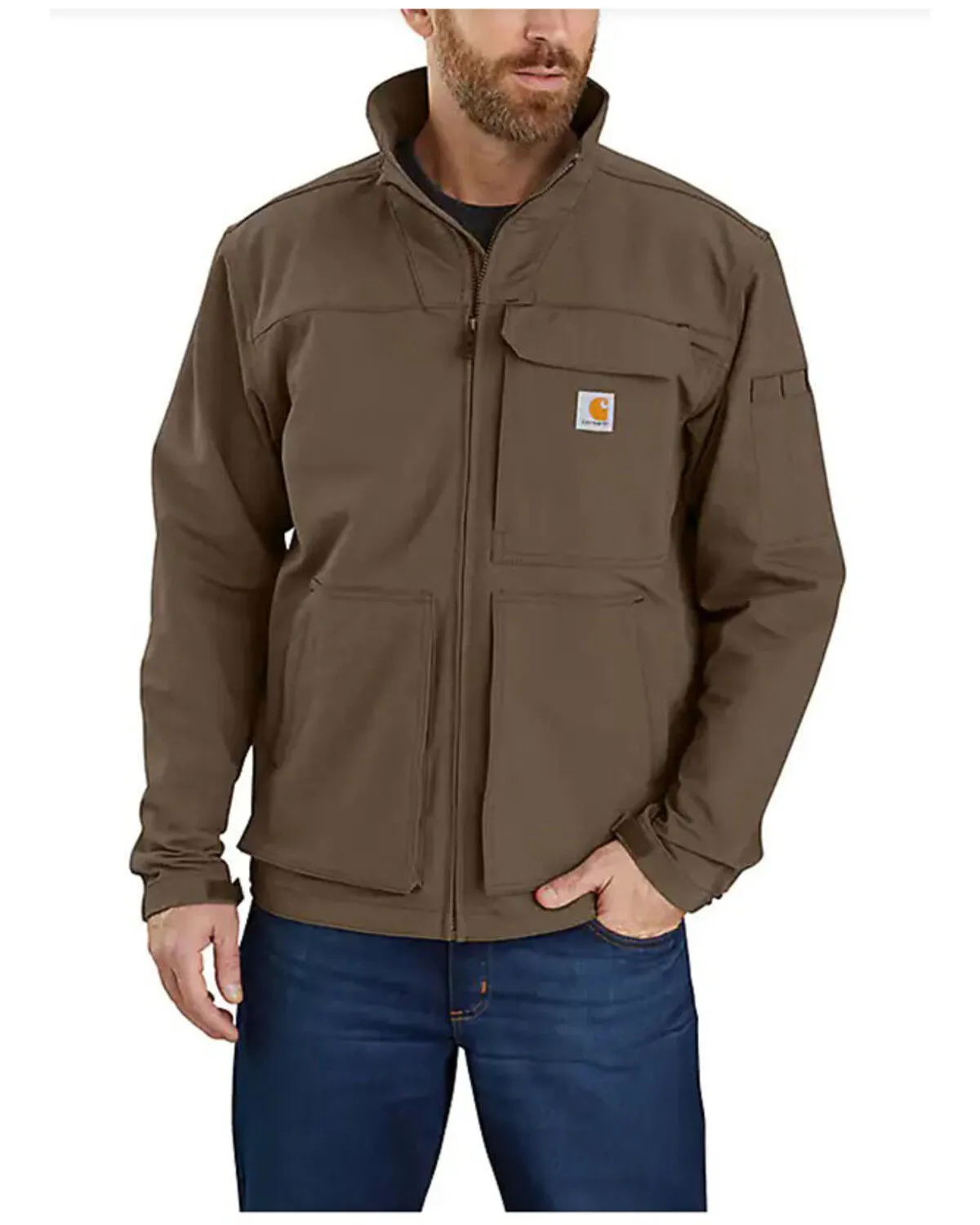 Carhartt Men's Super Dux Relaxed Fit Lightweight Zip-Front Work Jacket - Tall