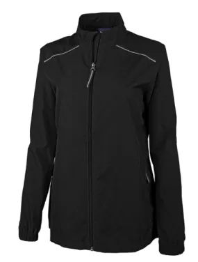 CHARLES RIVER WOMEN'S SKYLINE PACK-N-GO FULL ZIP REFLECTIVE JACKET