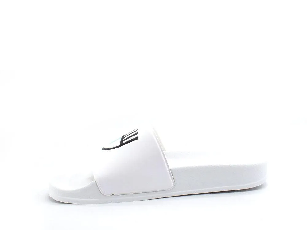 CHIARA FERRAGNI Ciabatta Slipper Eyelike Rubber Bianco White CF2955-009