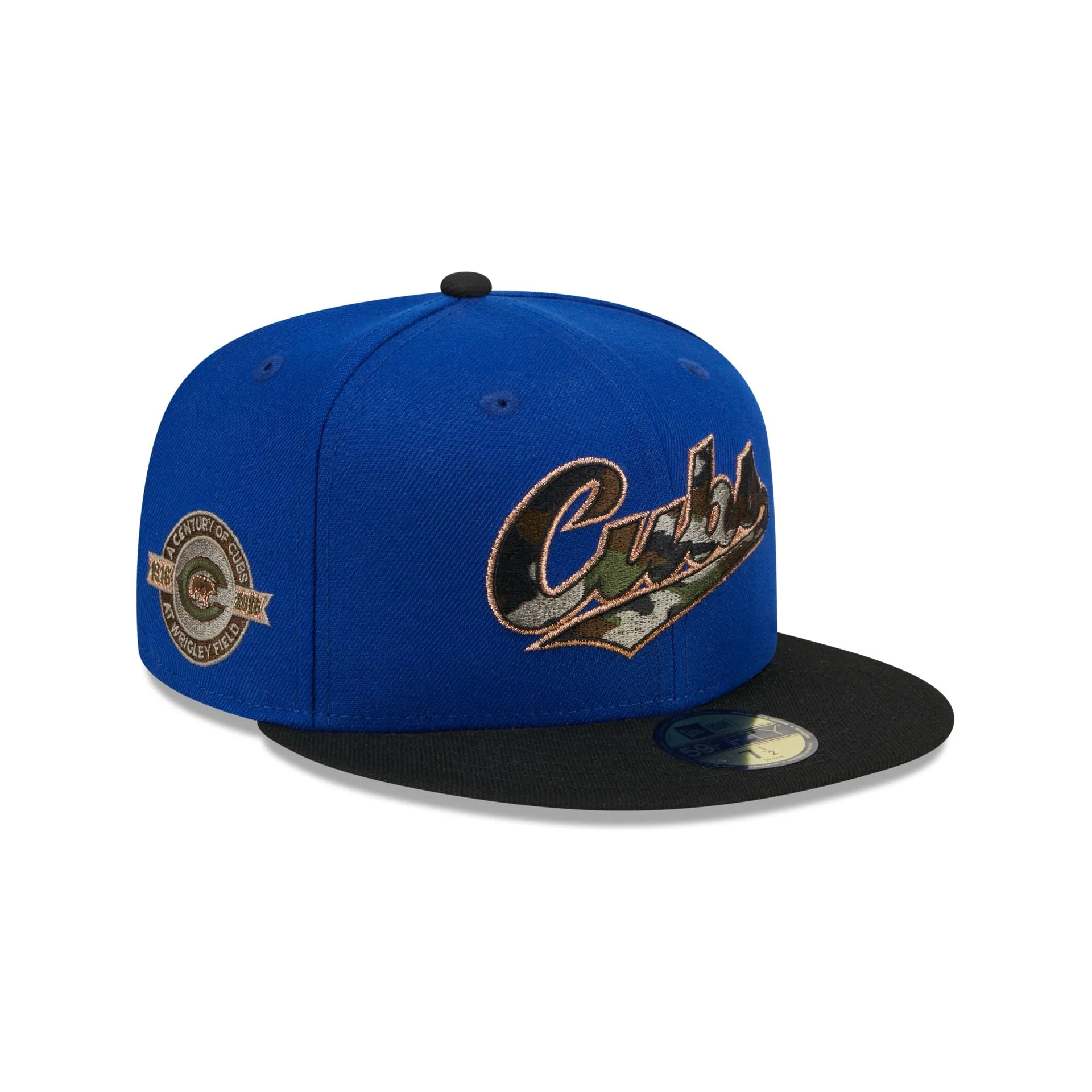 Chicago Cubs Camo Fill 59FIFTY Fitted Hat