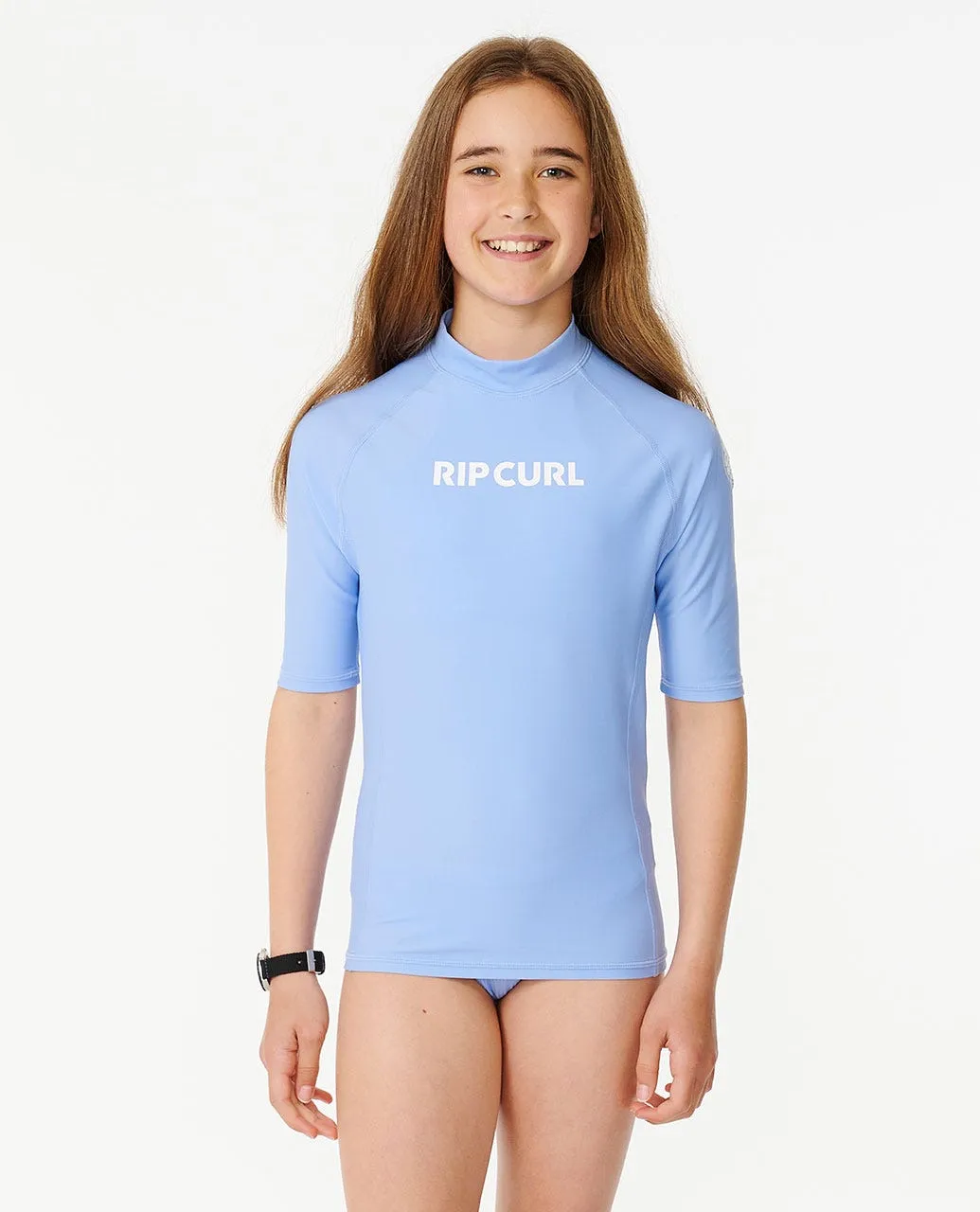 Classic Surf Short Sleeve Rash Vest Girl