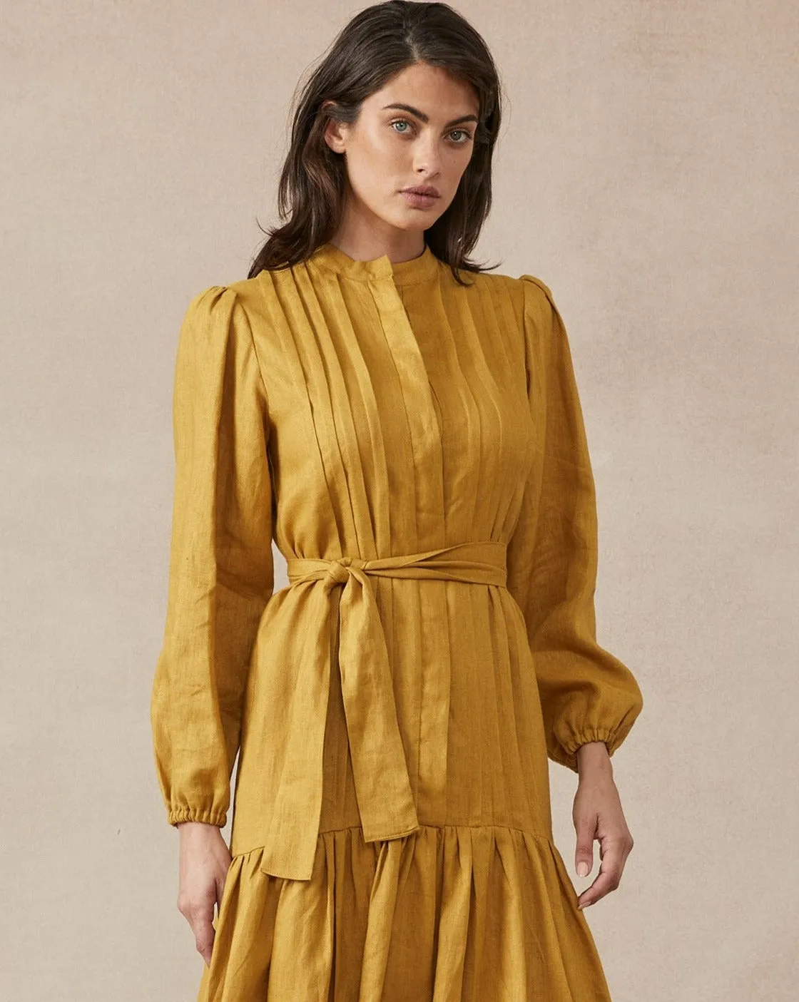 Claudia Dress Mustard