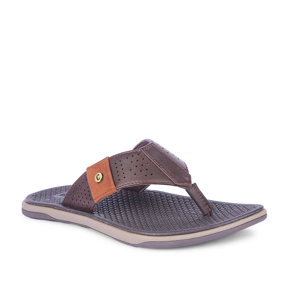 Coolers By Liberty Mens CSS-2 Brown Casual Slipper