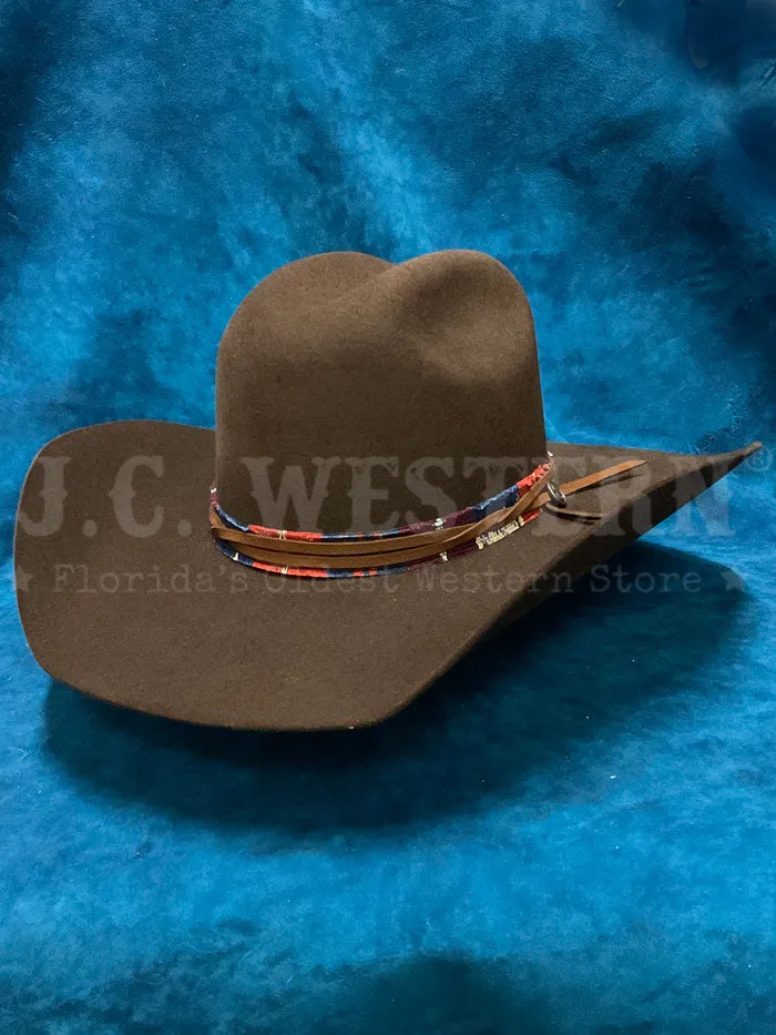 Corral LF0504342 JUSTIFIED Felt Hat Chocolate Bark