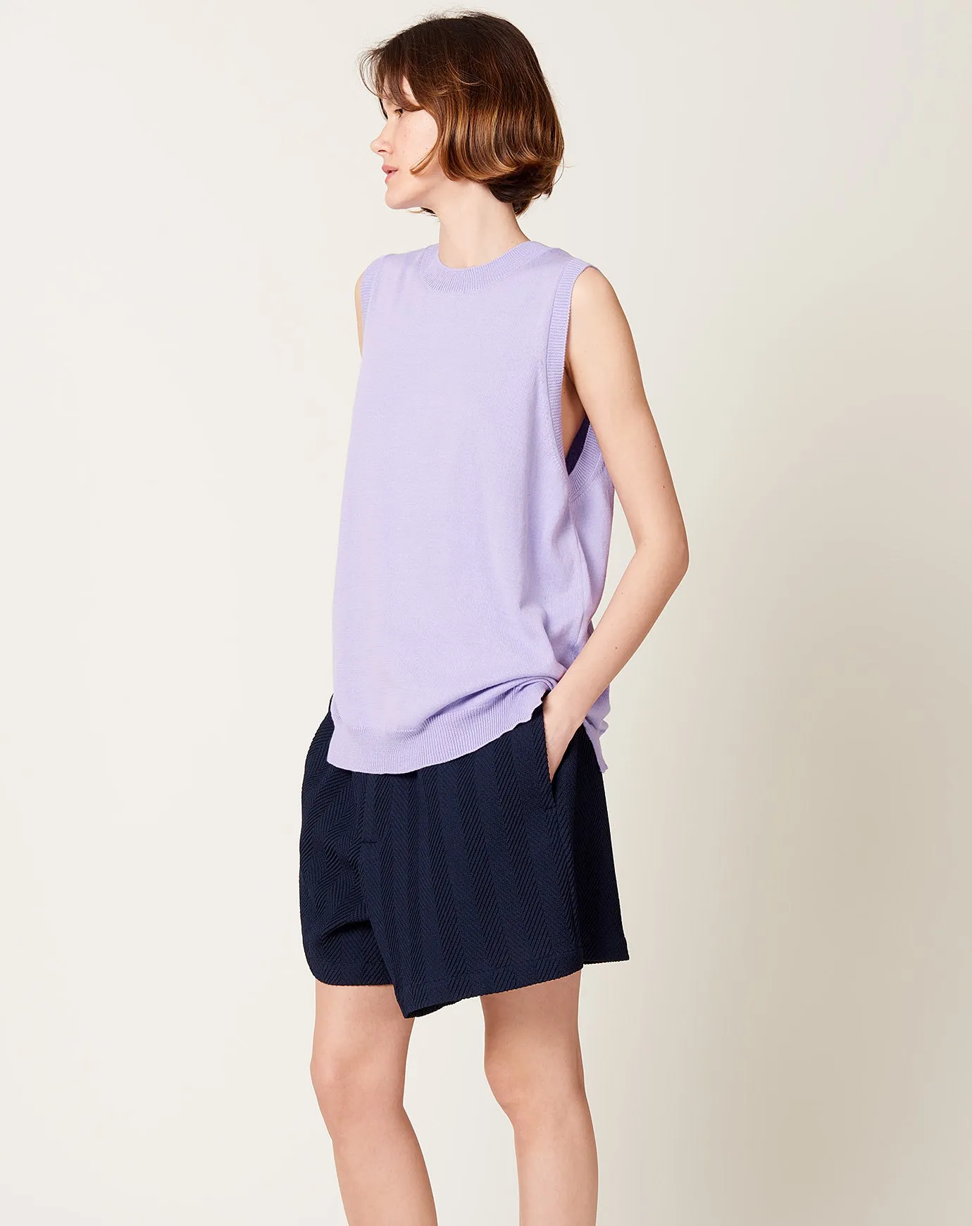 Cotton Tank Top in Cardo