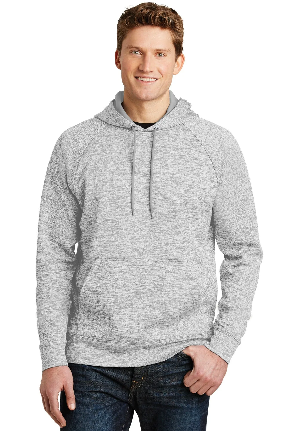 Custom Embroidered - Sport-Tek PosiCharge Electric Heather Fleece Hooded Pullover. ST225