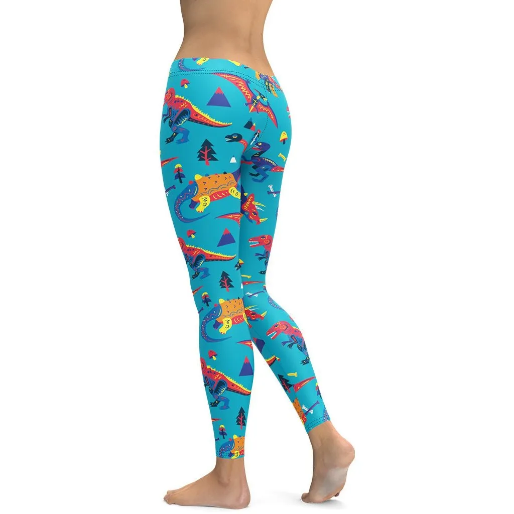 Cute Dinosaur Leggings