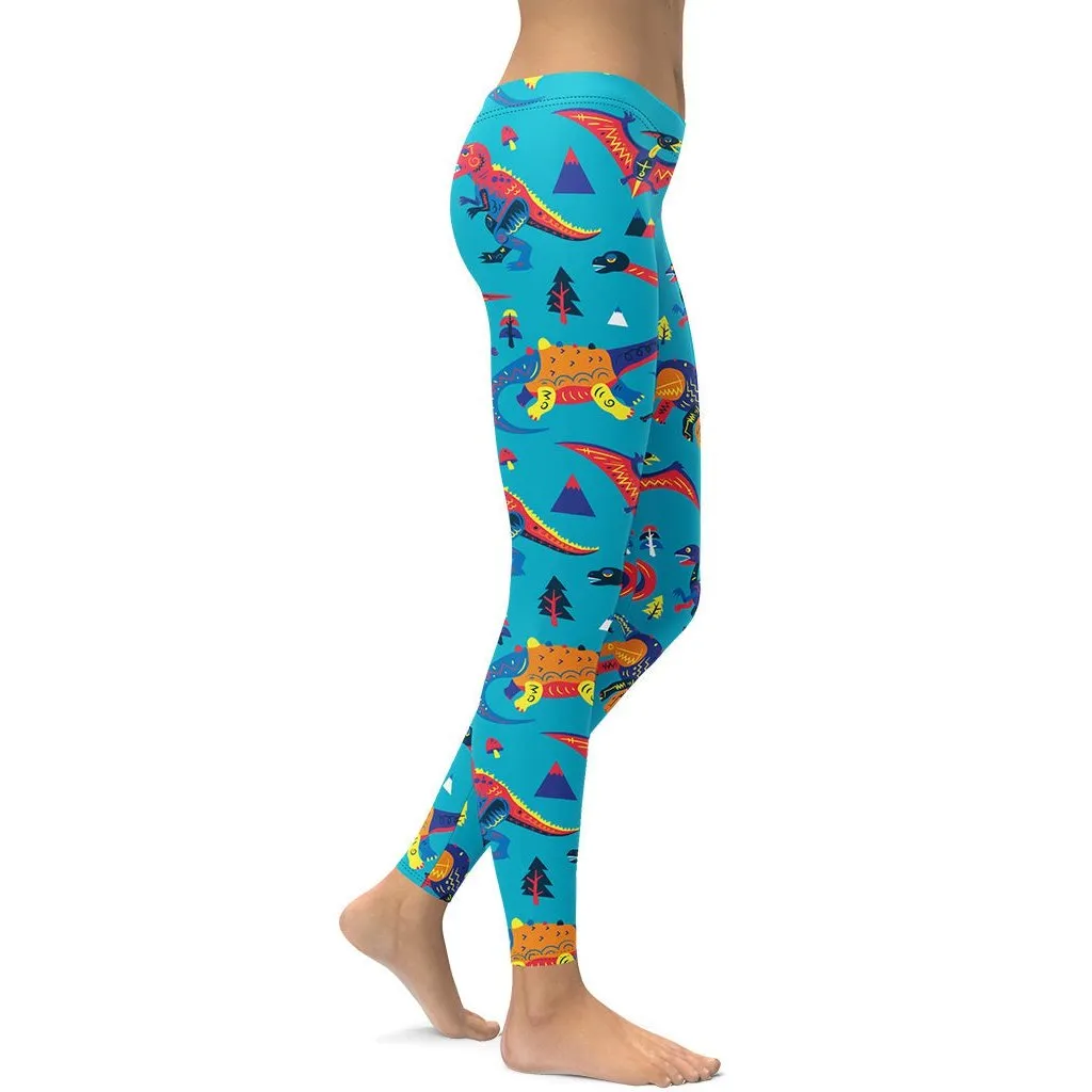 Cute Dinosaur Leggings