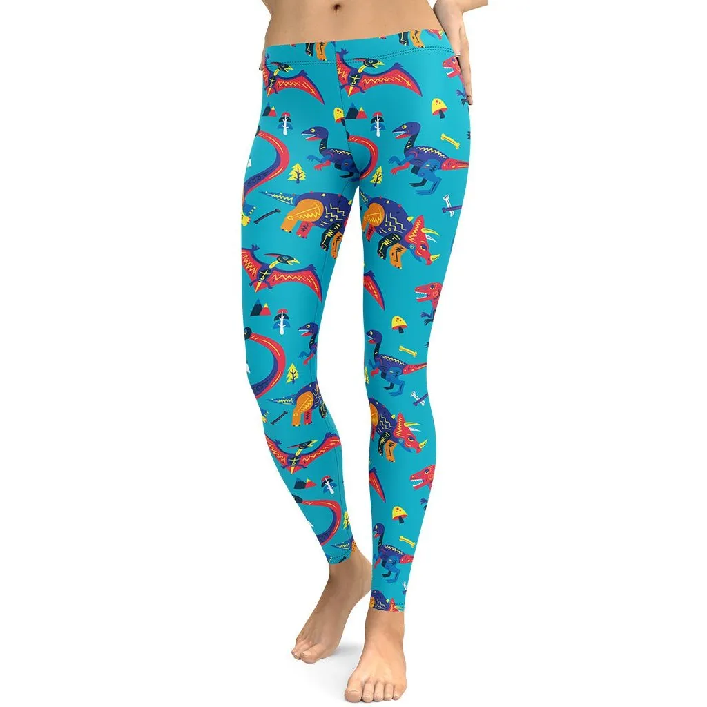 Cute Dinosaur Leggings