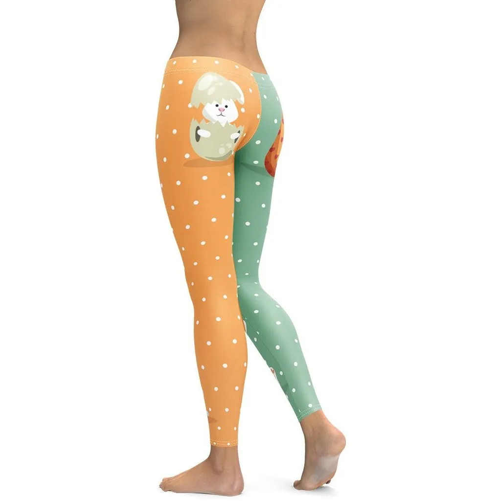 Cute Easter Bunnies Leggings