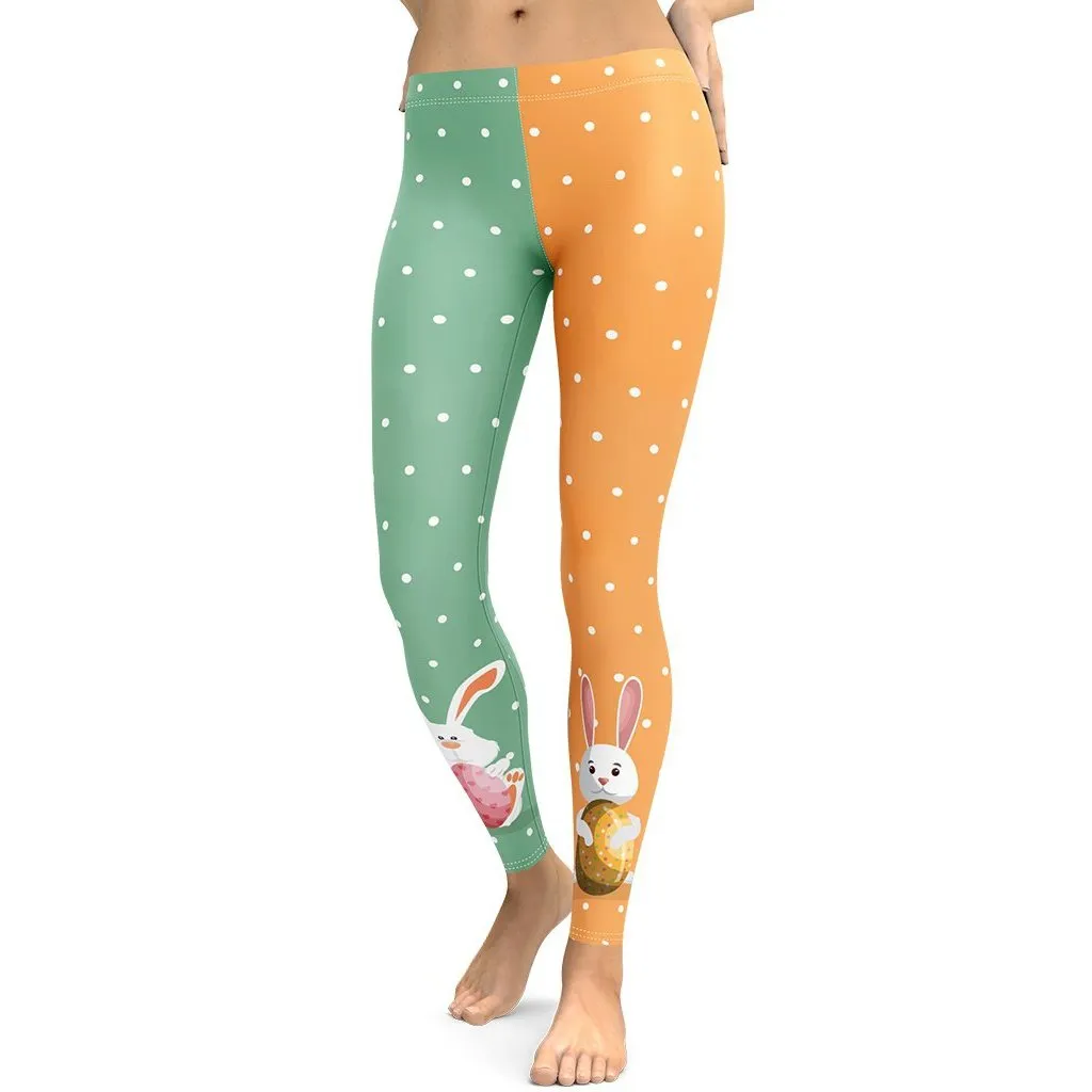 Cute Easter Bunnies Leggings