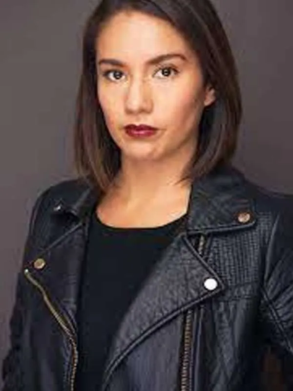 Cynthia Salazar Go Chase Yourself Black Leather Jacket