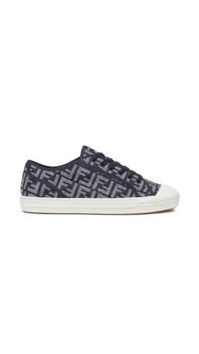 Denim Domino Sneakers - Blue