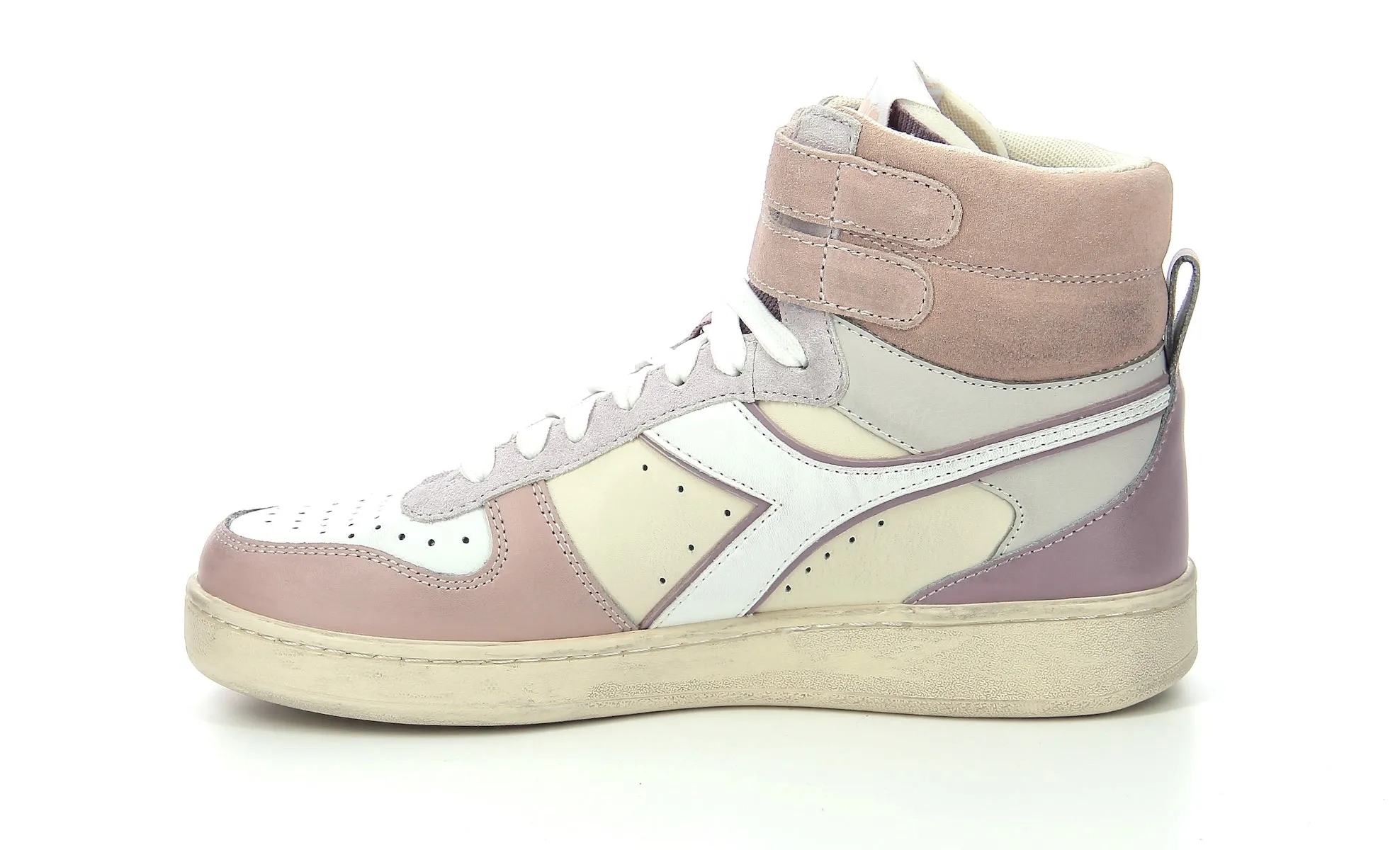 Diadora - Sneakers Hautes Magic Bas Mi Iw - Adobe Rose/Elderberry - Femme