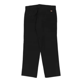 Dickies Trousers - 32W 30L Black Cotton Blend