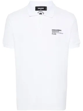 Dsquared2    Dsquared2 Logo Cotton Polo Shirt