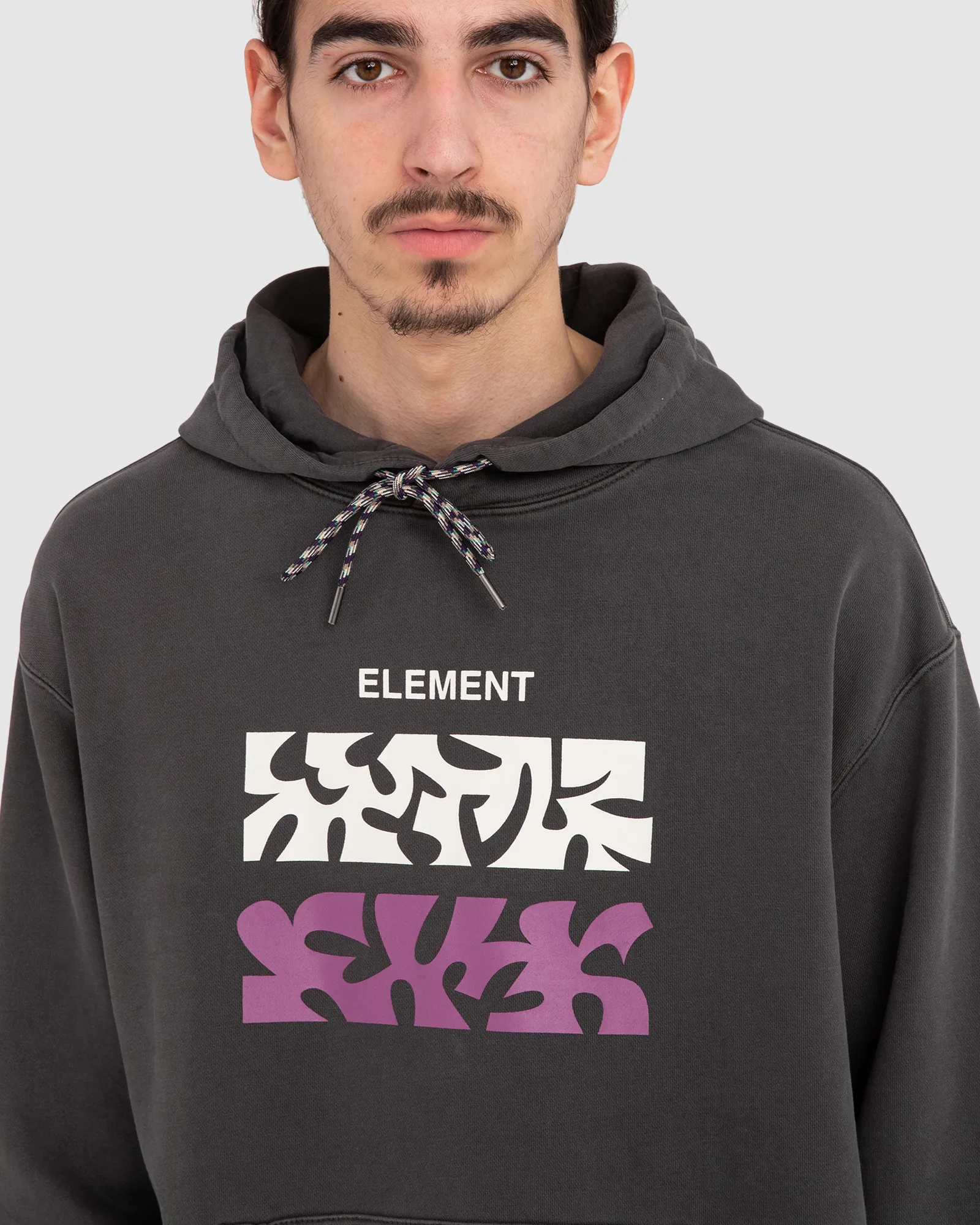 Element Texture - Pullover Hoodie For Men - Off Black | SurfStitch