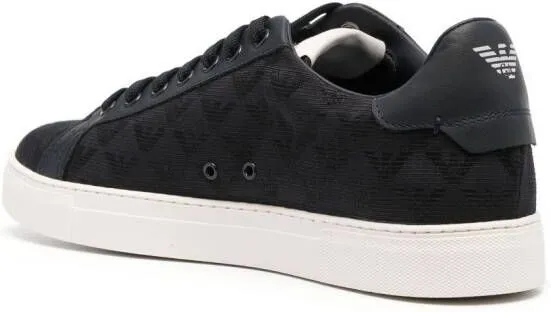 Emporio Armani logo-motif sneakers Blue